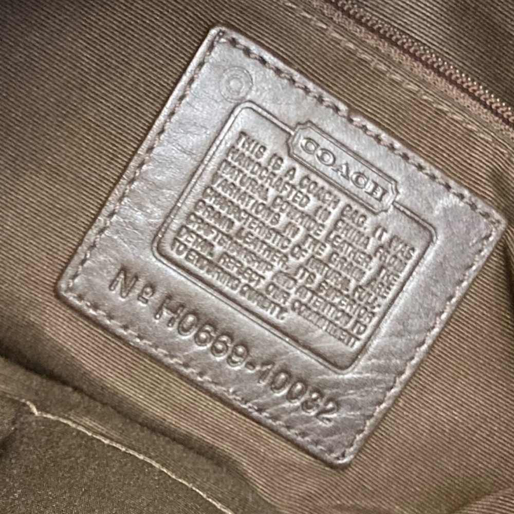 Coach 10032 brown leather large soho hobo bag - Picture 16 of 16